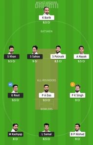 ODJ vs OPU Dream11 Tips